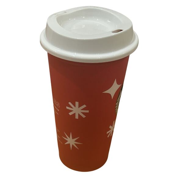 Starbucks 2022 Holiday Limited Edition 25 Years Reusable Plastic 16 oz Cup - Picture 4 of 8